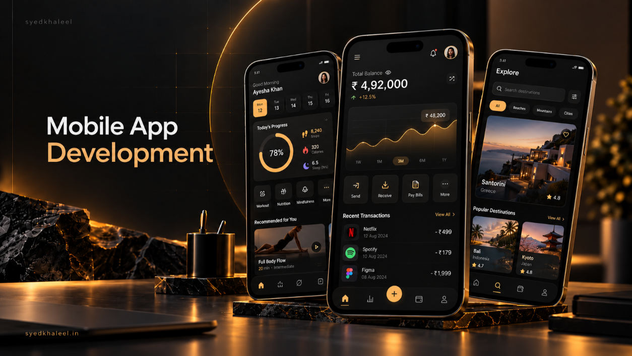 Cross-platform mobile application development for iOS and Android